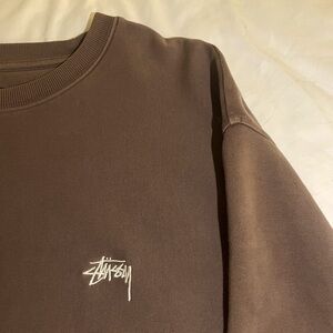Stussy Brown Crew Neck